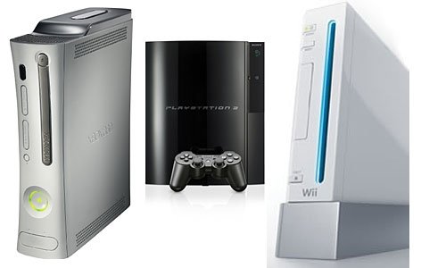 Xbox 360,  Playstation 3, Wii 