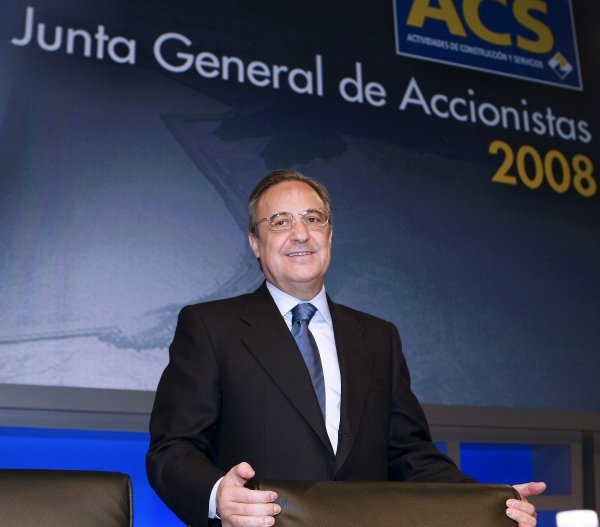 Florentino Pérez, presidente de ACS. (Foto: Sergio Barrenechea)