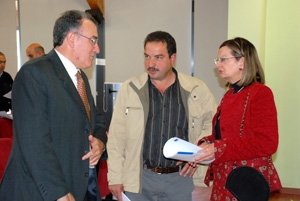 Alfredo García, José Pinto y Mari Carmen González