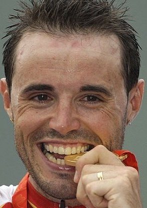 El español Samuel Sánchez se proclamó campeón olímpico