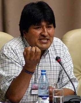  El presidente de Bolivia, Evo Morales.
