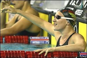 La nadadora española de origen ruso Nina Zhivanevskaya. (Foto: Archivo)