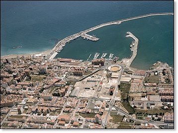 Vista aérea de la localidad de Vinaroz. (Foto: Archivo)