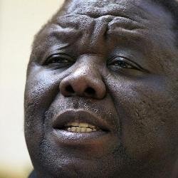 El principal líder de la oposición, Morgan Tsvangirari.