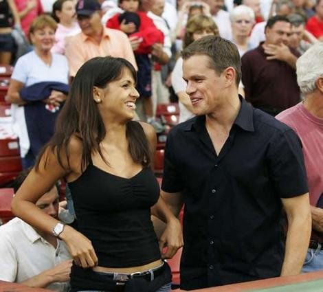 Matt Damon y su esposa Luciana  Bozán. (Foto: Archivo)