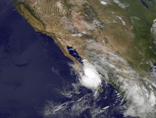 Imagen de satélite del huracán 'Julio'.