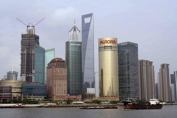 El Centro Financiero Mundial de Shanghai (Foto: EFE)
