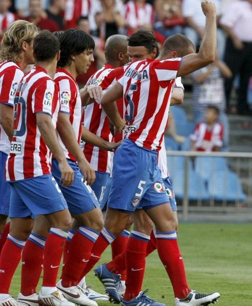 El equipo rojiblanco, con un once sin jugadores españoles por primera vez en su historia (Foto: EFE)