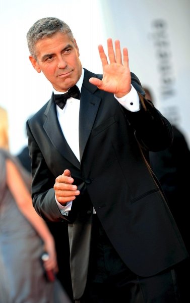 George Clooney durante su reciente visita al Festival de Venecia. (Foto: C. Onorati.)