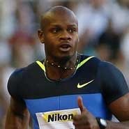 El velocista jamaicano Asafa Powell.