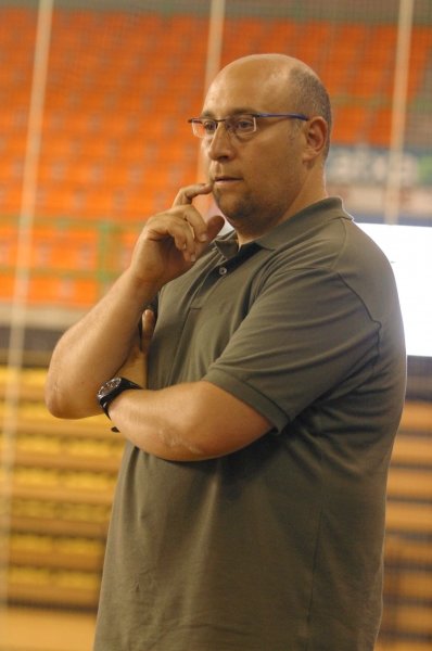 Sergio Martínez, durante el partido contra el Celado.