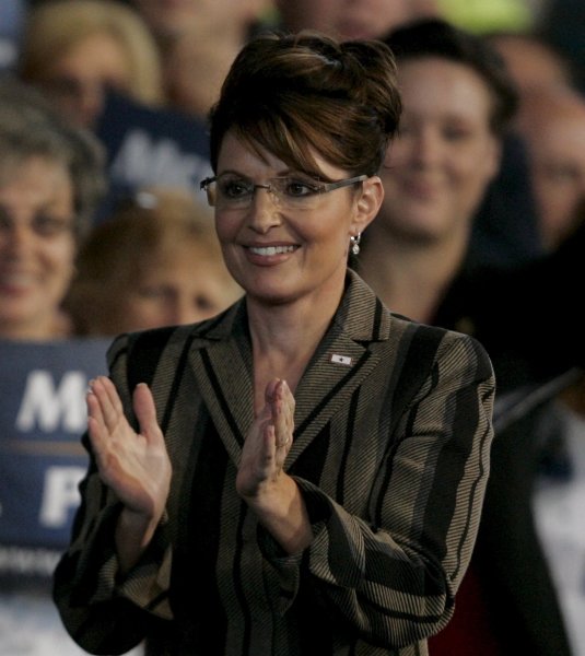 La candidata republicana a la vicepresidencia, Sarah Palin.