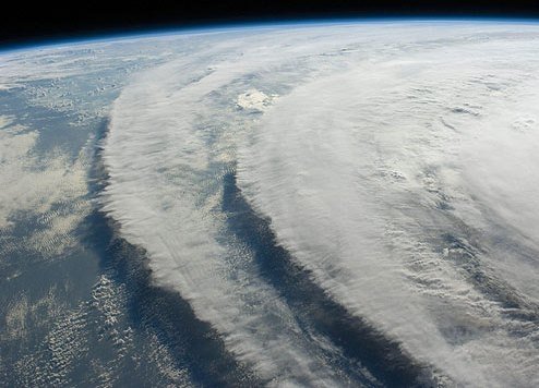 El huracán 'Ike', visto de la Estación Espacial Internacional.  (Foto: EFE)
