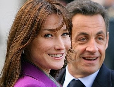   El presidente de la República Francesa, Nicolas Sarkozy y su mujer Carla Bruni. (Foto: archivo)
