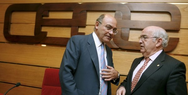 Díaz Ferrán y Jiménez Aguilar. (Foto: J.C. Hidalgo)