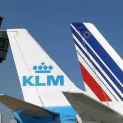 Imagen de un avión de la compañía holandesa KLM.