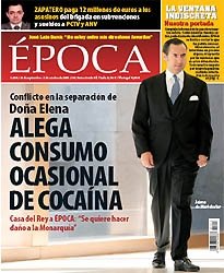 Don Jaime de Marichalar, en la portada de la revista 'Época'.