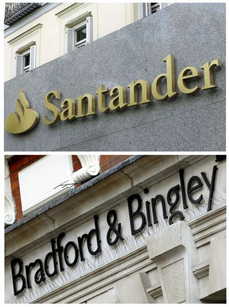 El Santander comprará las sucursales de Bradford y Bingley.