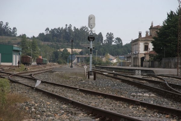 Estación de ferrocarril de Carballiño. (Foto: Martiño Pinal)
