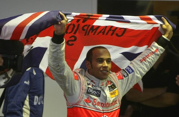El piloto Lewis Hamilton, en el circuito de Interlagos. (Foto: Sebastiao Moreiras)