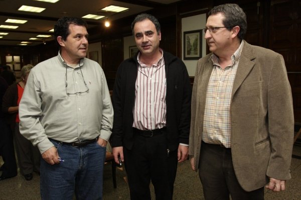 Julian Alonso, Castor Rivero y Juan José Martínez.
