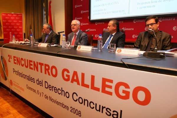 Jesús Blanco, Antonio Moreno, Rafael Areán y Juan José Seijas, durante la mesa redonda. (Foto: Xesús Fariñas)