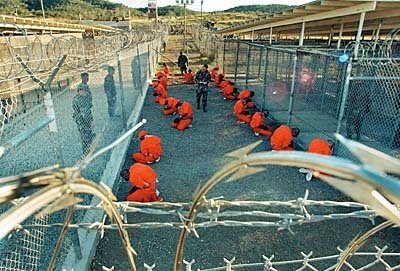 Interior de la base de Guantánamo.