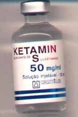 Imagen de archivo de un frasco de ketamina.