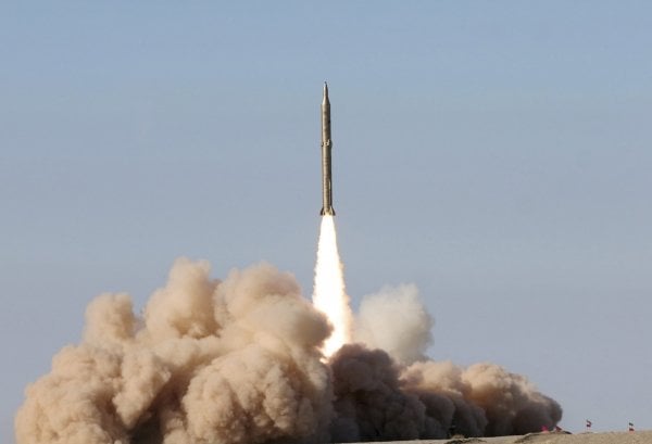 Imagen del lanzamiento del misil. (Foto: EFE)
