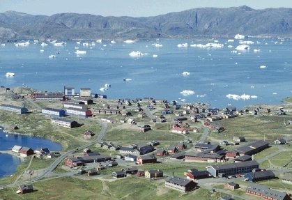 Una de las localidades de Groenlandia.