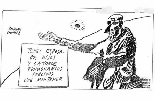 (3) Chiste de Chumy Chúmez publicado en La Región, en 1984.