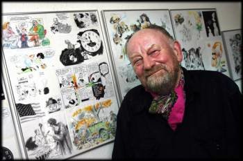 El controvertido caricaturista danés Kurt Westergaard.