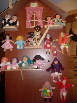 Exposición de las muñecas de trapo en la Casa da Viuda.