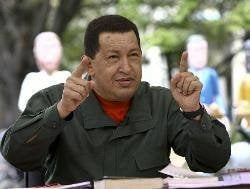 El presidente de Venezuela, Hugo Chávez.