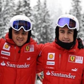 Massa y Alonso.