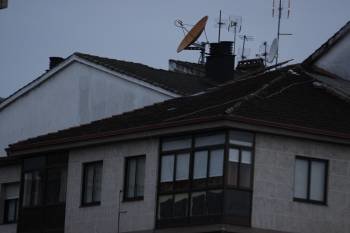  Antenas ya adaptadas en un inmueble de la ciudad. (Foto: Miguel Ángel)