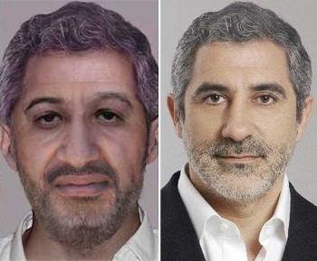 Fotomontaje de la imagen que Bin Laden tendría en la actualidad y Gaspar Llamazares.