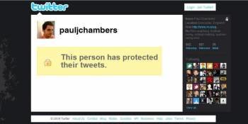 Perfil de Paul Chambers en Twitter.