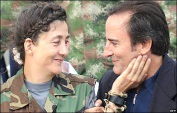 Ingrid Betancourt y Juan Carlos Lecomte. (Foto: Archivo)