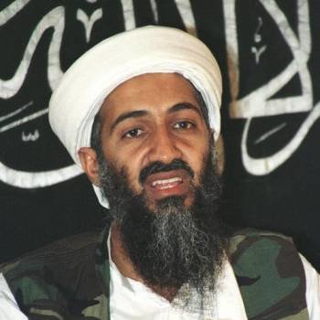 El líder de la red terrorista internacional Al Qaeda, Usama Bin Laden.