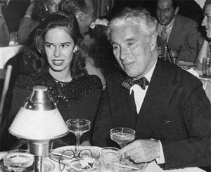 Charles Chaplin y Oona O Neill.
