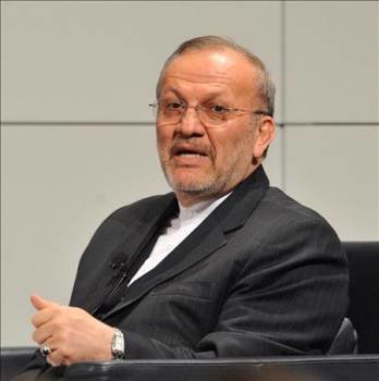 El ministro de Relaciones Exteriores de Irán Manouchehr Mottaki. (Foto: Andreas Gebert)