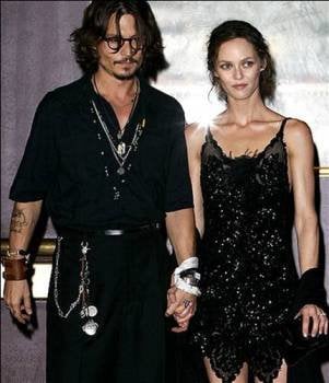 Johnny Depp y Vanessa Paradis. (Foto: Archivo)
