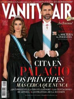 Los Príncipes de Asturias, en la portada de la revista 'Vanity Fair'.