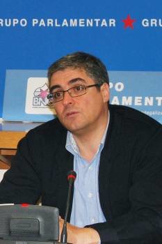 El portavoz del grupo parlamentario del BNG, Carlos Aymerich. (Foto: Archivo)