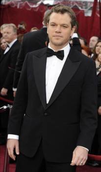 El actor Matt Damon, a su llegada a la gala de los Oscar. (Foto: ANDREW GOMBERT)