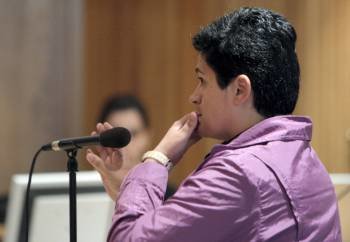 Marian Beitialarrangotia, durante una sesión del juicio. (Foto: ARCHIVO)