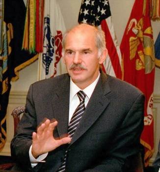 El primer ministro griego, George Papandreu.