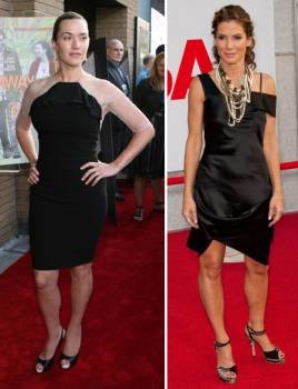 Las actrices Kate Winslet y Sandra Bullock.