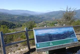 Mirador en Cobas del Parque Natural Serra Enciña da Lastra